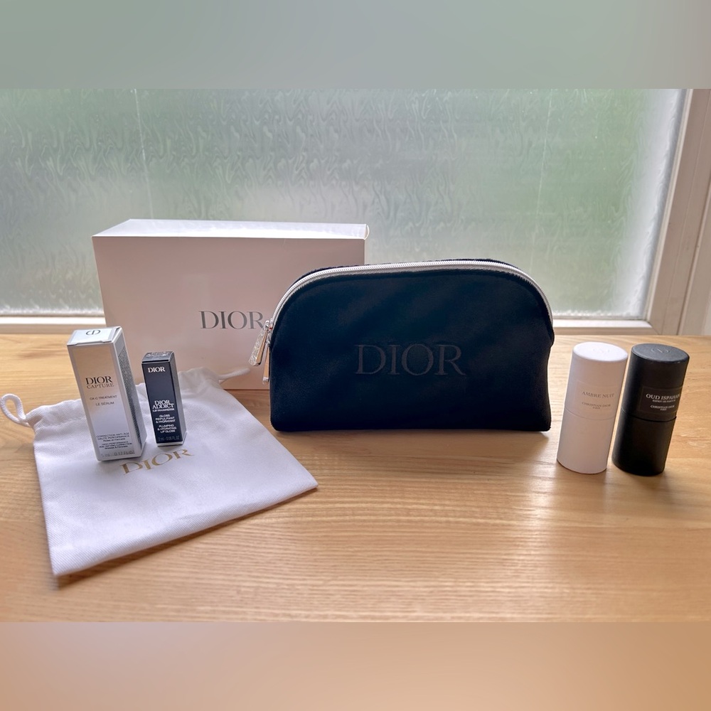 NIB Dior Cosmetics Gift Set with Cosmetic Bag
